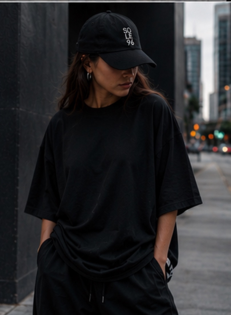 The SOLE 96 cap, logo embroidered on the front